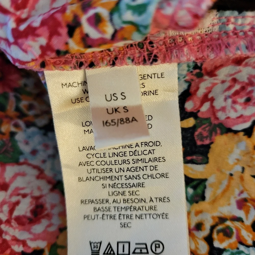 Anthropologie Maeve Floral Dress Size Small